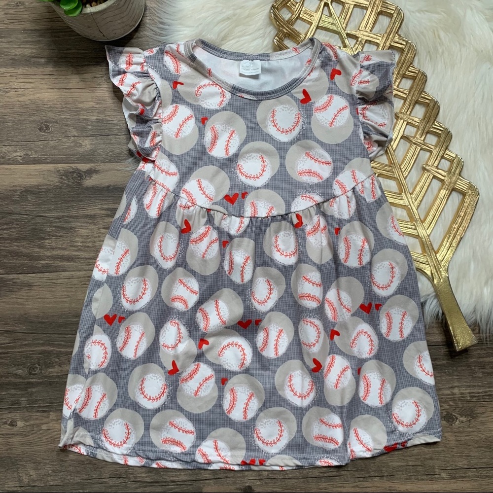 Baseball Tunic Ruffle - Picture 2 of 9